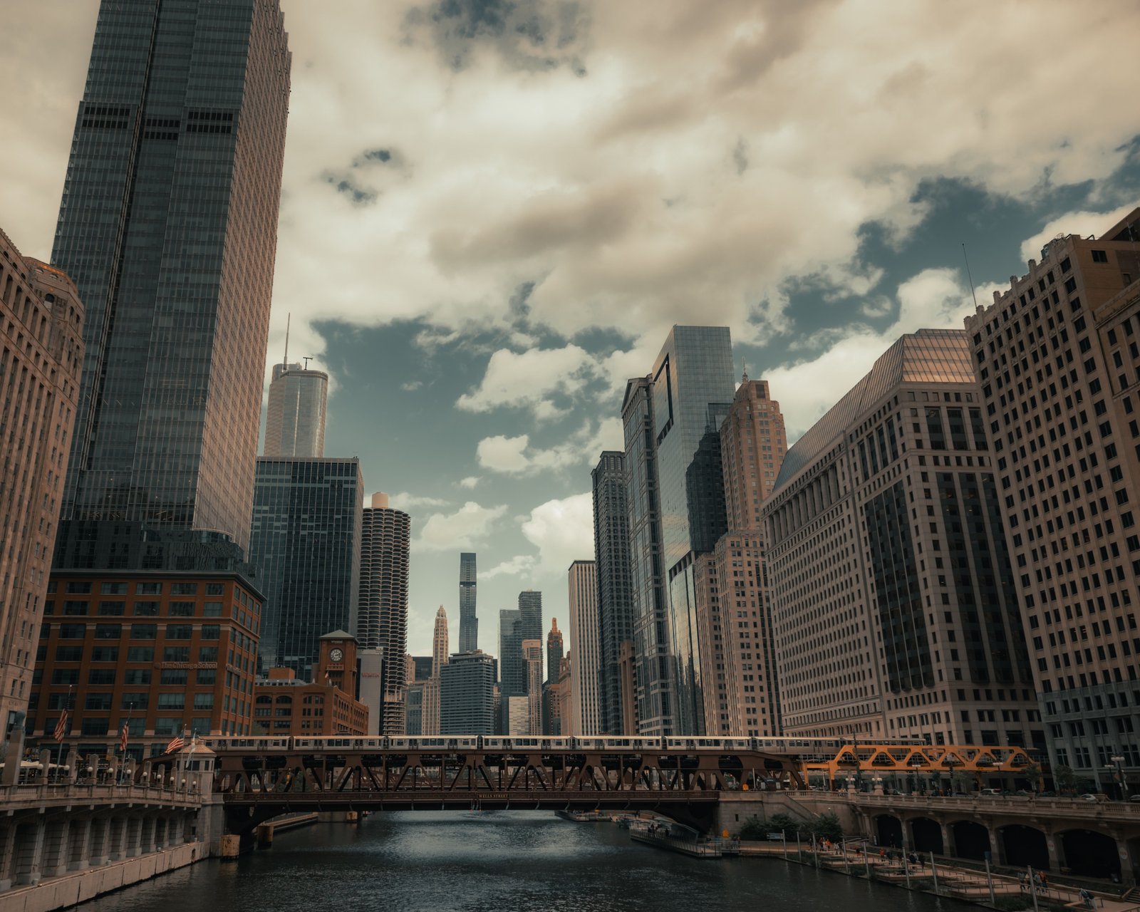 Chicago skyline representing businesses across the city adopting AI